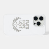 Enraciné dans la Grâce - étui pour iPhone 15 Pro (Verso Horizontal)