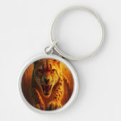 Enraged Cheetah Keychain (Voorkant)