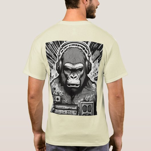 'Enraged Gorilla Sound System T-shirt' T-shirt (Achterkant)