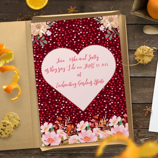 Enregistrement des invitations de mariage