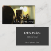 Enregistrement du Carte de visite Studio (Devant / Derrière)