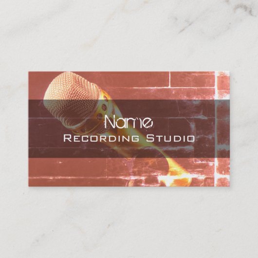 Enregistrement du Carte de visite Studio (Devant)