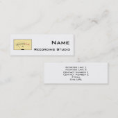 Enregistrement du Carte de visite Studio (Devant / Derrière)