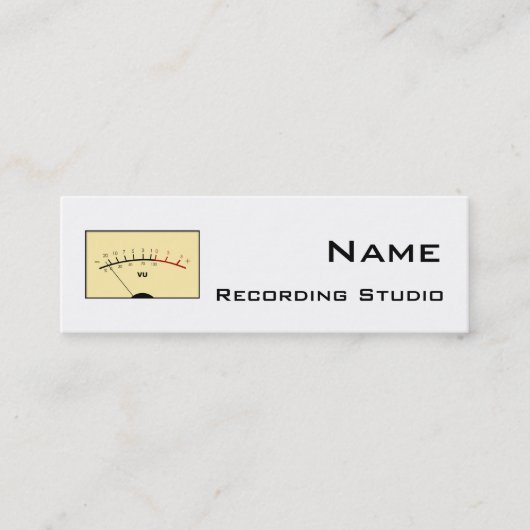 Enregistrement du Carte de visite Studio (Devant)