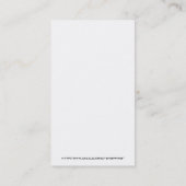 Enregistrement du Carte de visite Studio (Dos)