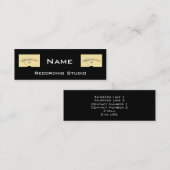 Enregistrement du Carte de visite Studio (Devant / Derrière)