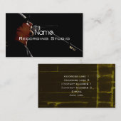 Enregistrement du Carte de visite Studio (Devant / Derrière)