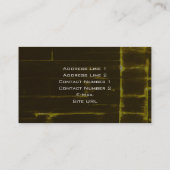 Enregistrement du Carte de visite Studio (Dos)