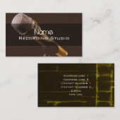 Enregistrement du Carte de visite Studio (Devant / Derrière)