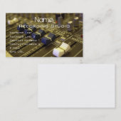 Enregistrement du Carte de visite Studio (Devant / Derrière)