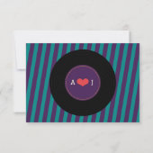 Enregistrement Retro Vinyl violet Aqua RSVP (Dos)