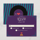 Enregistrement Retro Vinyl violet Aqua RSVP (Devant / Derrière)