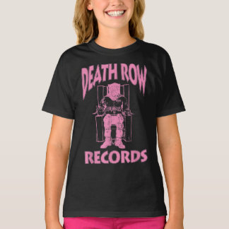 Enregistrements de ligne de mort Logo rose T-Shirt