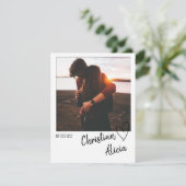 Enregistrer au minimum le Carte photo de date (Debout devant)