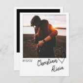 Enregistrer au minimum le Carte photo de date (Devant / Derrière)