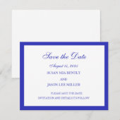 Enregistrer La Carte Date (Devant / Derrière)