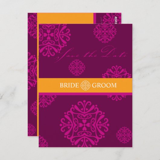 ENREGISTRER LA CARTE DATE :: charme 1 (Devant / Derrière)