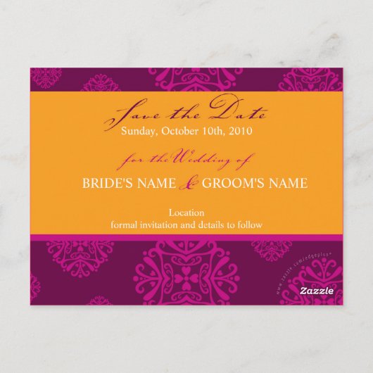 ENREGISTRER LA CARTE DATE :: charme 1 (Dos)