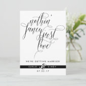 Enregistrer La Carte Date | Faire-part Elopement (Debout devant)