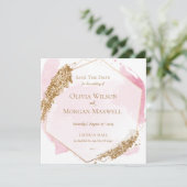 Enregistrer La Carte Date Pour Les Invitations De (Debout devant)