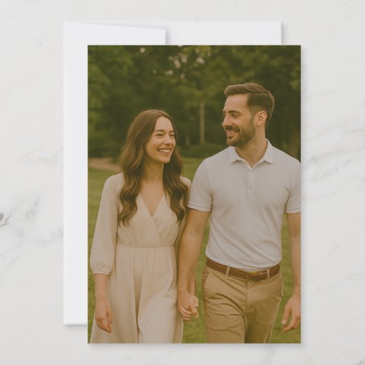 Enregistrer La Carte Date Simple (Dos)