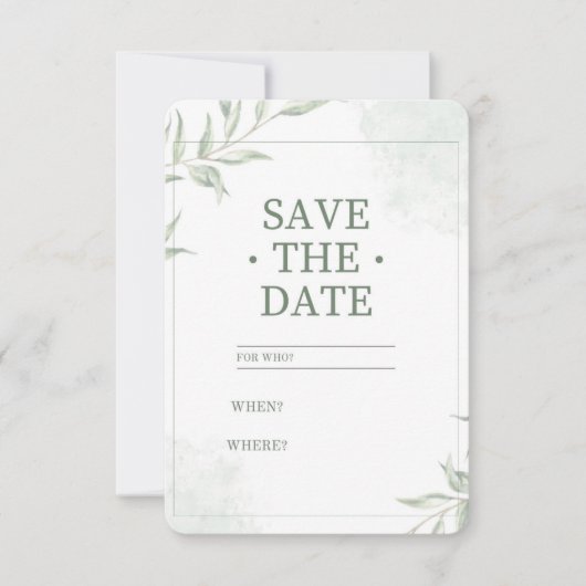 Enregistrer la carte de date (Devant)