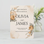 Enregistrer la carte de date à plat (Debout devant)