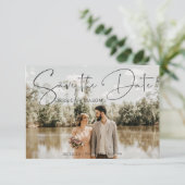 Enregistrer la carte de date avec Carte photo (Debout devant)