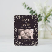 Enregistrer la carte de date avec photo - Bulle de (Debout devant)