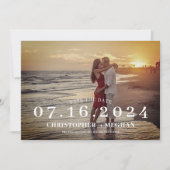 Enregistrer la carte de date - Photo complète (Devant)