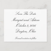 Enregistrer la carte de poste de date (Devant)