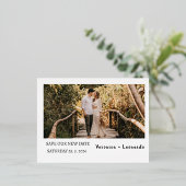 Enregistrer la carte de poste de date (Debout devant)