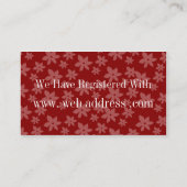 Enregistrer La Carte De Profil Pour Les Événements (Dos)