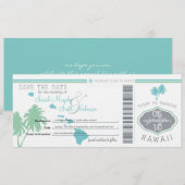 Enregistrer la carte d'embarquement à Hawaii (Devant / Derrière)