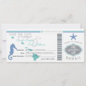 Enregistrer la carte d'embarquement à Hawaii (Devant)