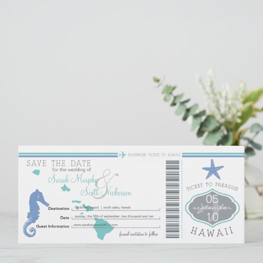 Enregistrer la carte d'embarquement à Hawaii (Debout devant)