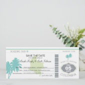 Enregistrer la carte d'embarquement à la Colombie (Debout devant)