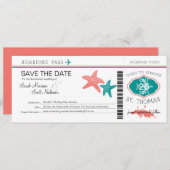 Enregistrer la carte d'embarquement à St. Thomas (Devant / Derrière)