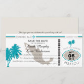 Enregistrer la carte d'embarquement au Mexique (Devant / Derrière)