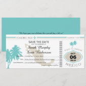 Enregistrer la carte d'embarquement au Mexique (Devant / Derrière)