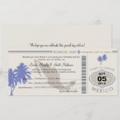 Enregistrer la carte d'embarquement au Mexique (Devant / Derrière)