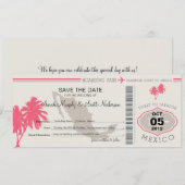 Enregistrer la carte d'embarquement au Mexique (Devant / Derrière)