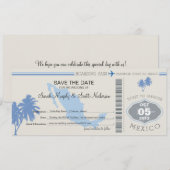 Enregistrer la carte d'embarquement au Mexique (Devant / Derrière)