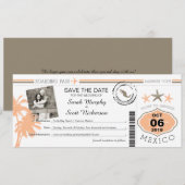 Enregistrer la carte d'embarquement au Mexique (Devant / Derrière)