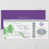 Enregistrer la carte d'embarquement au Mexique (Devant / Derrière)