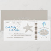 Enregistrer la carte d'embarquement de date (Devant / Derrière)