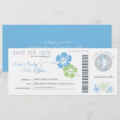 Enregistrer la carte d'embarquement de date (Devant / Derrière)