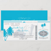 Enregistrer la carte d'embarquement de la date en  (Devant / Derrière)