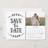 Enregistrer La Carte Dessinée Rustique Du Calendri (Devant)