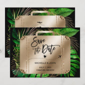 Enregistrer la carte du monde Date Destination Wed (Devant / Derrière)